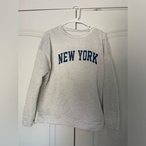 Gray 'New York' Sweatshirt